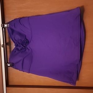 Women's Tankini, J. Crew purple,  size XL